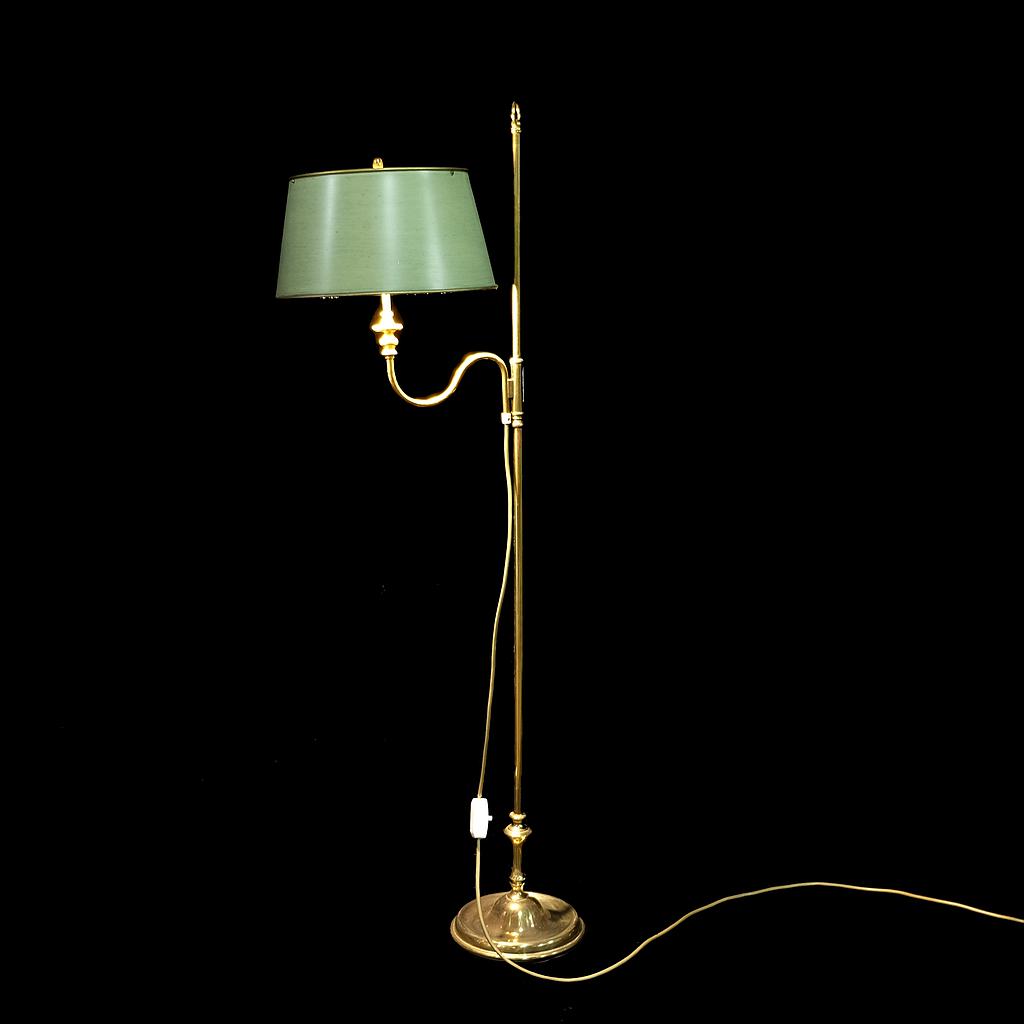 Stehlampe, englischer Stil, hellgrün