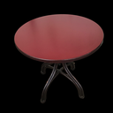 Thonet Tisch, rund mit Holzgestell