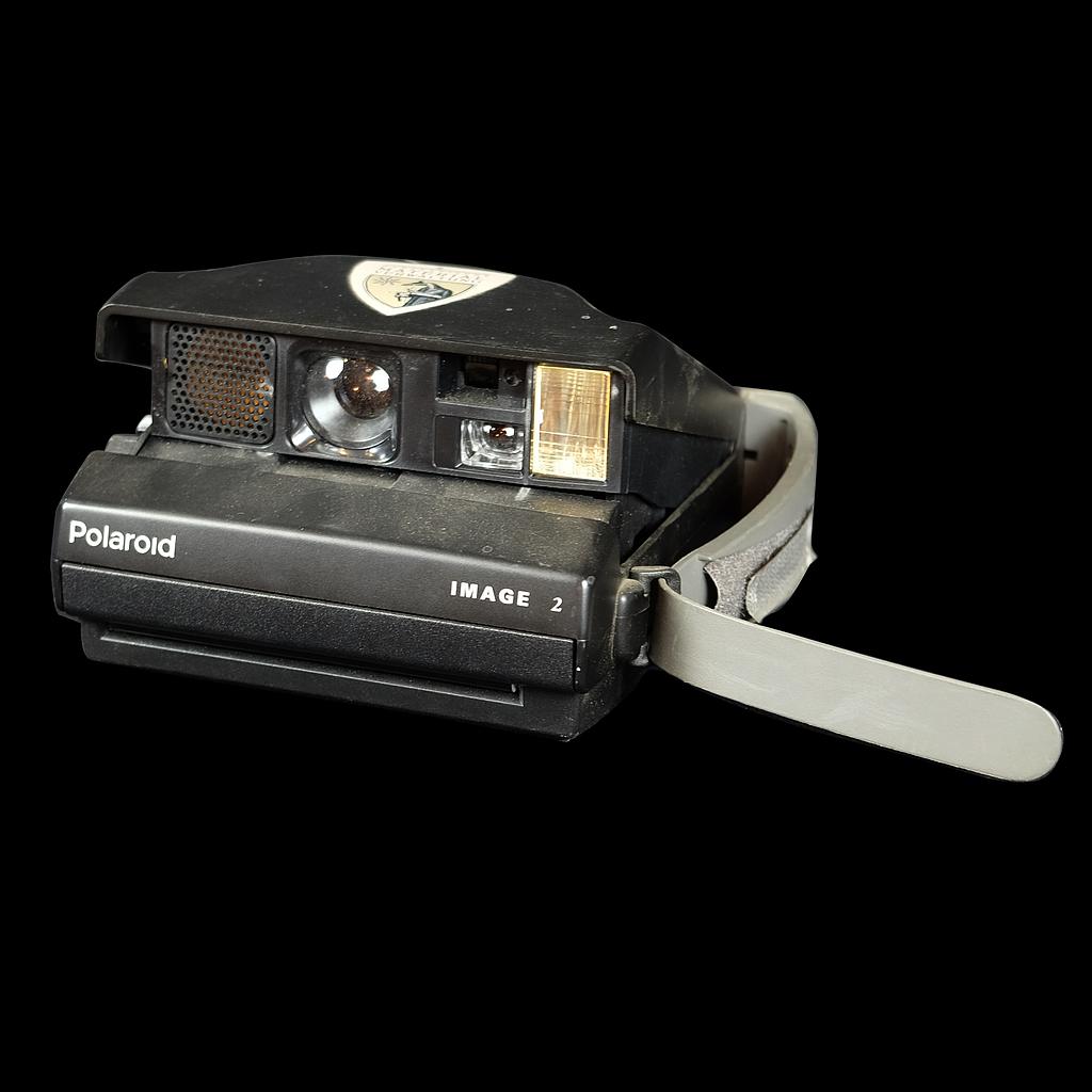 schwarze Polaroid-Kamera Image 2