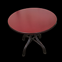 Miete - Thonet Tisch, rund mit Holzgestell