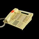 Miete - beige Telefonanlage mit Tasten 90er Jahre