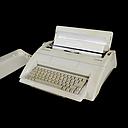 Miete - elektrische Schreibmaschine Olympia, 90er Jahre