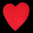 Miete - rotes Riesen-Herz