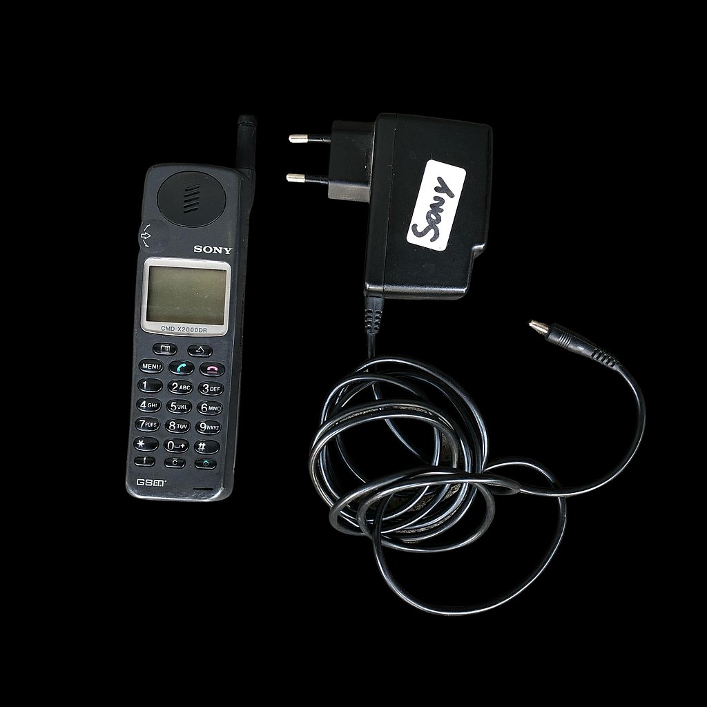 Miete-schwarzesMobiltelefon,SonyCMD-X2000