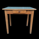 Niedriger Tisch aus Holz