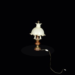 [LMP0012] Tischlampe mit Glasschirm