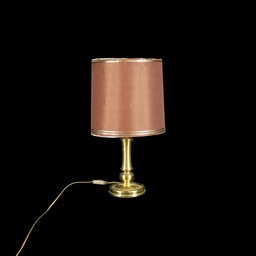[LMP0021] Tischlampe mit braunem Schirm