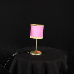 [LMP0034] Tischlampe mit pinkem Schirm