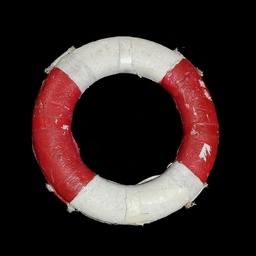 [MAR0065] rot-weißer Rettungsring