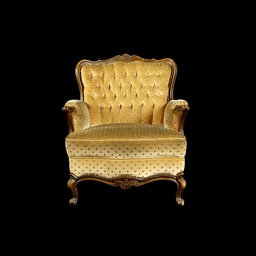 [MBL0021] Sessel, beige, Barock, Garnitur