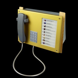 [REQ0064] goldene Telefonanlage mit Durchwahl