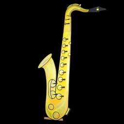 [KUL0007] übergroßes Saxophon (2D)