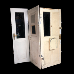 [KUL0035] modulare Stellwände aus alten Türen