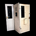 [RENT-4998-KUL0035] Miete - modulare Stellwände aus alten Türen