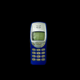 [REQ0321] blaues Mobiltelefon, Nokia 3310