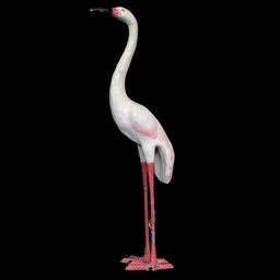 [REQ0340] rosa Flamingo aus Pappmaché
