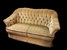 [MBL0261] Sofa, beige, Zweisitzer